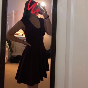Maroon formal dress